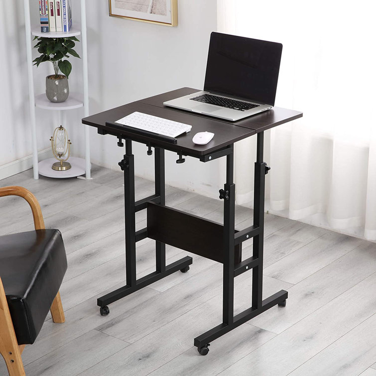 Furniture DESIGNA Height Adjustable Stand Up Computer Desk Mobile